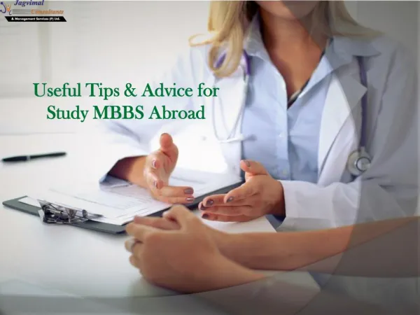 Useful Tips & Advice for Study MBBS Abroad