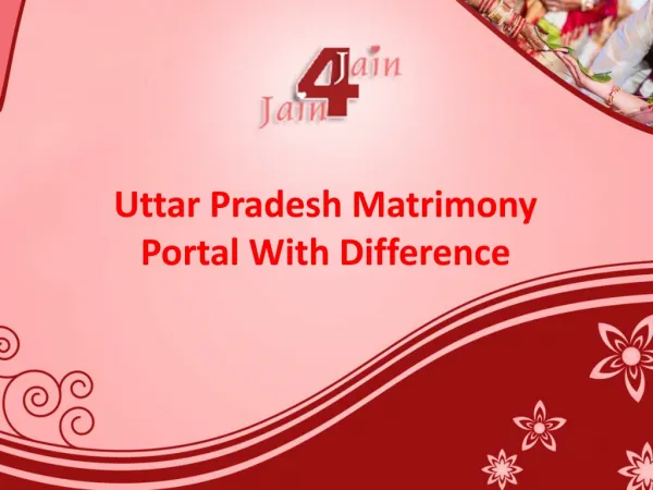 Jain4Jain - Uttar Pradesh Matrimony Portal with Difference