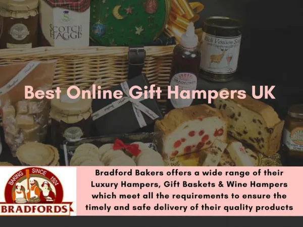 Christmas Wine Hampers - Bradford Bakers in UK