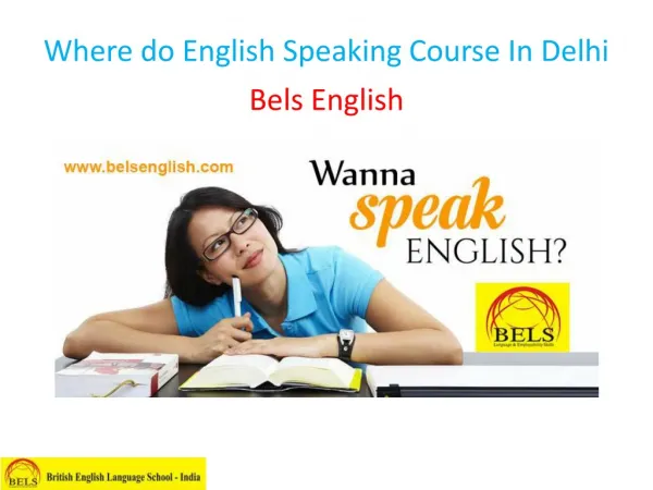 Where do English speaking course in Delhi