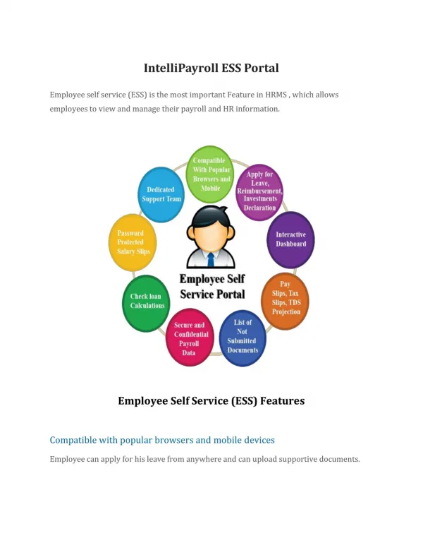 IntelliPayroll ESS Portal,Payroll Software