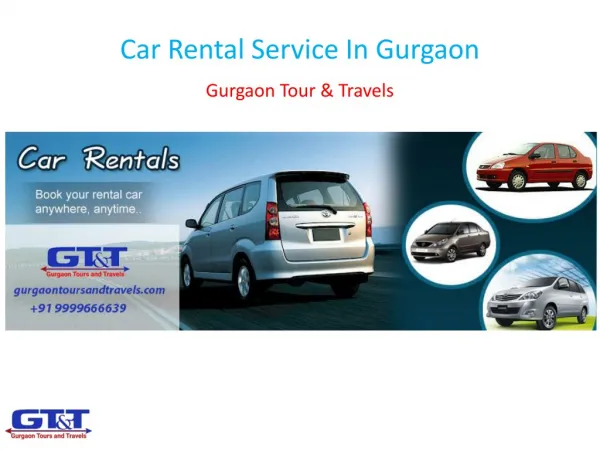 Car Rental Service In Gurgaon