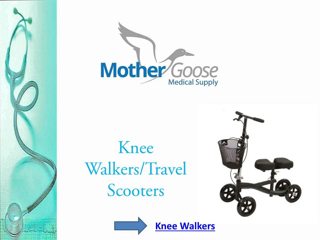 knee walkers travel scooters