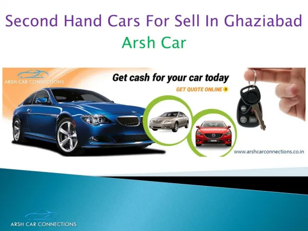 Second Hand Cars For Sell In Ghaziabad