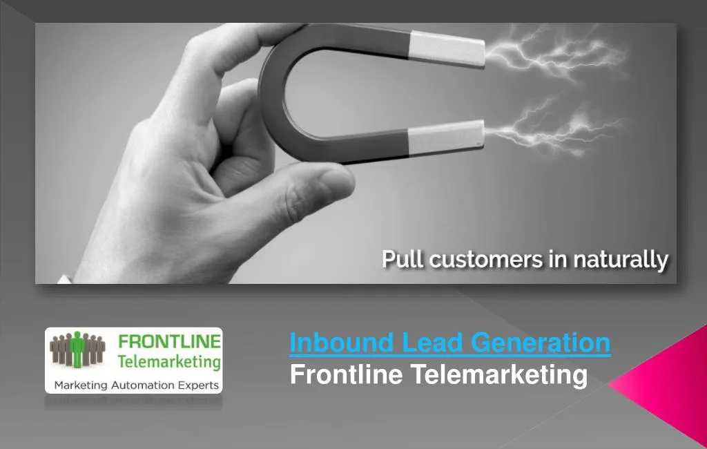 inbound lead generation frontline telemarketing
