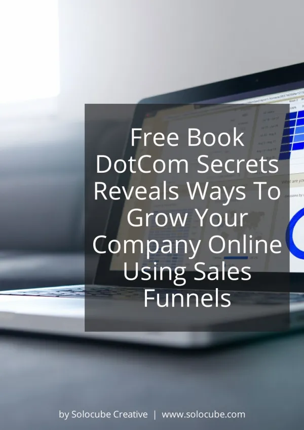 Free Book DotComSecrets Reveals Ways To Grow Your Company Online Using Sales Funnels