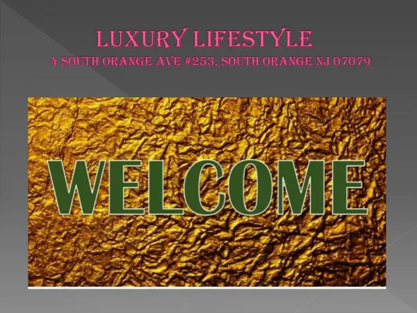 Luxury LifeStyle | 8448474411 4 South Orange Ave #253, South Orange