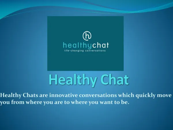 Healthy Chat | Psychotherapist Dundee