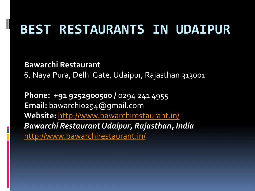 best restaurants in udaipur