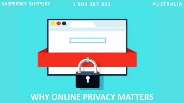 Why Online Privacy Matters