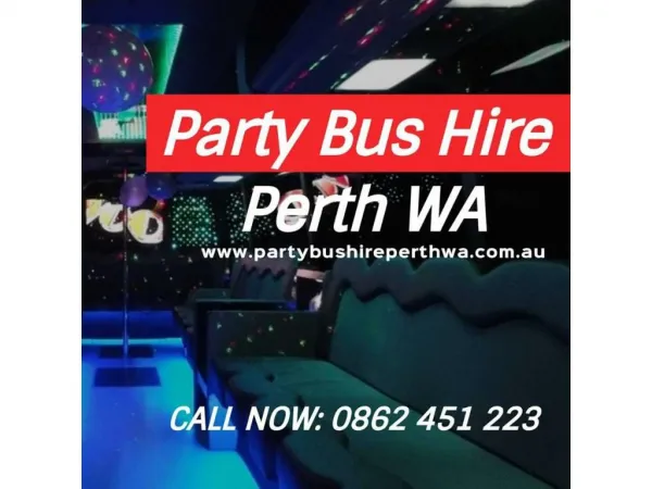 Party Bus Hire Perth WA