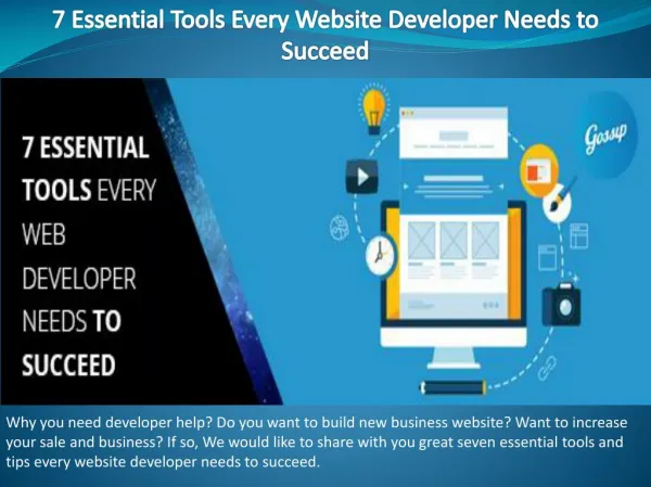 7 Essential Tools Every Website Developer Needs to Succeed