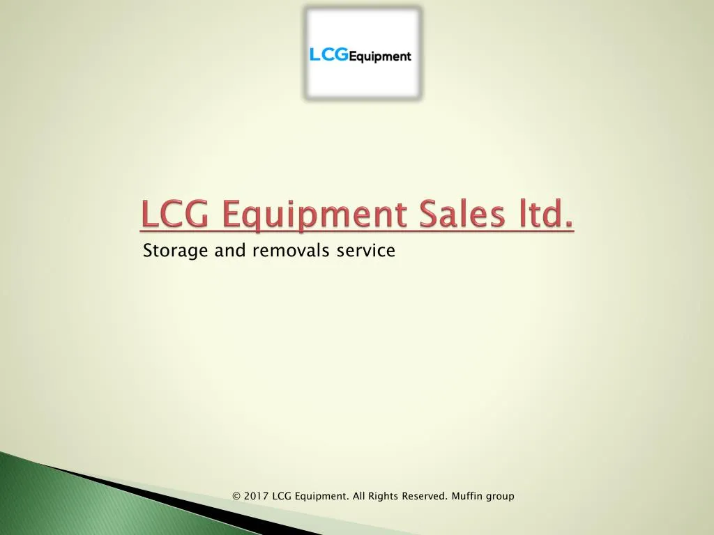 lcg equipment sales ltd