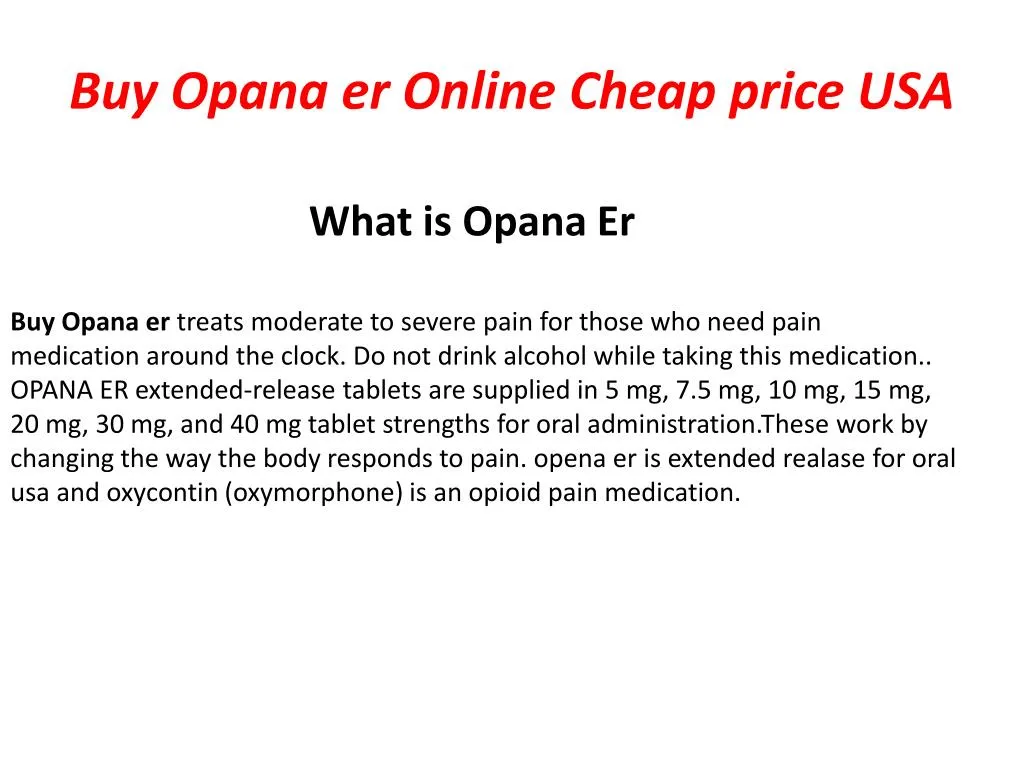 buy opana er online cheap price usa