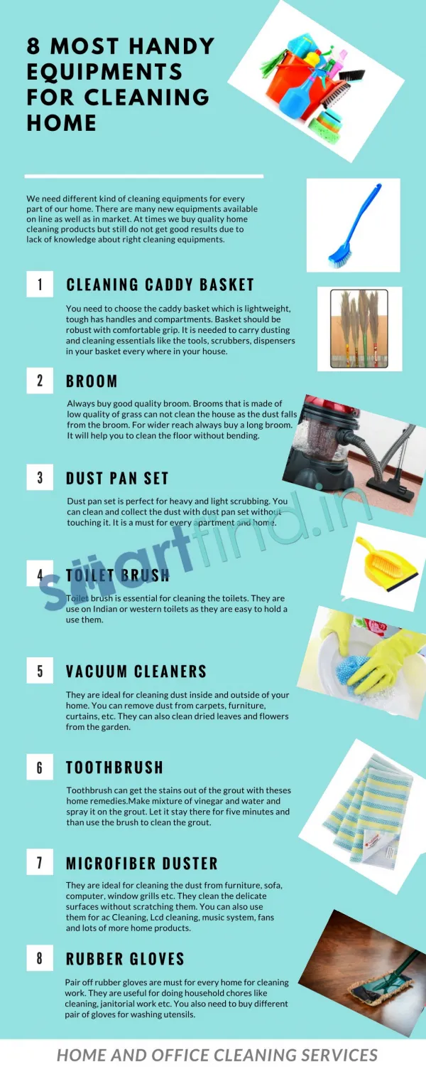 Most Handy Equipments For Cleaning Home