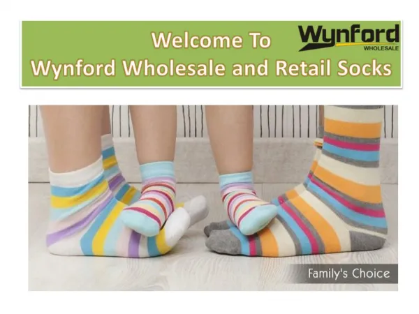 Best Online Shopping Store for Socks - Wynford