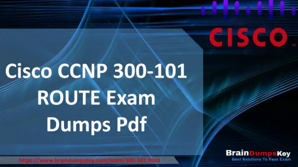 Latest Cisco 300-101 Exam Guide and Exam Dumps