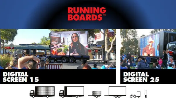 Why choose running boards for events and product promotions?