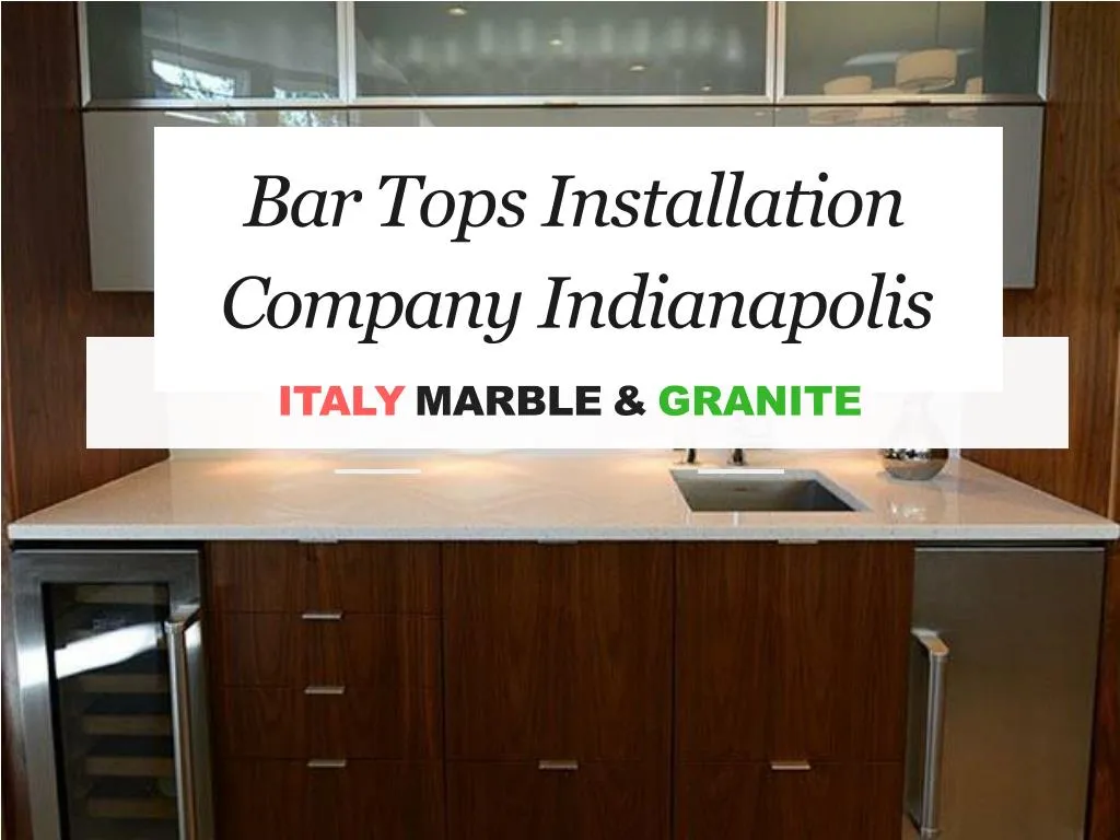 bar tops installation company indianapolis