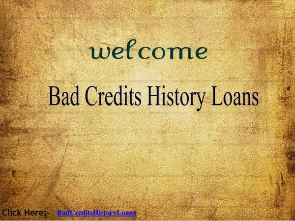Futuristic Deals on Loans for Bad Credit
