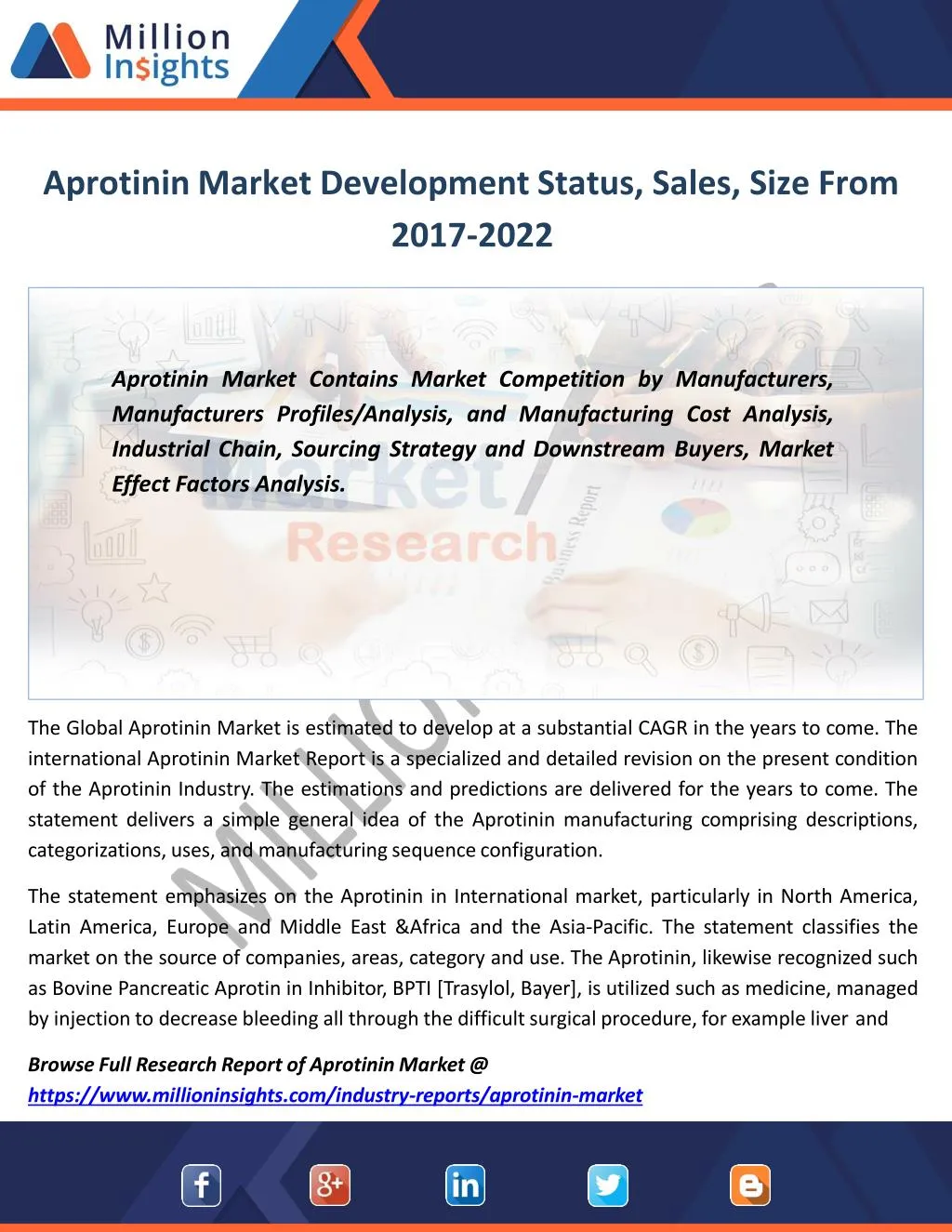 aprotinin market development status sales size from 2017 2022