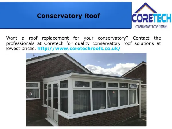 Renew Conservatory Roof
