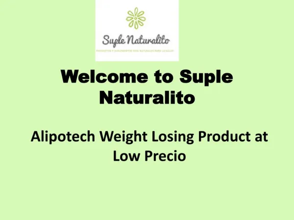 Alipotech Weight Losing Product at Low Precio