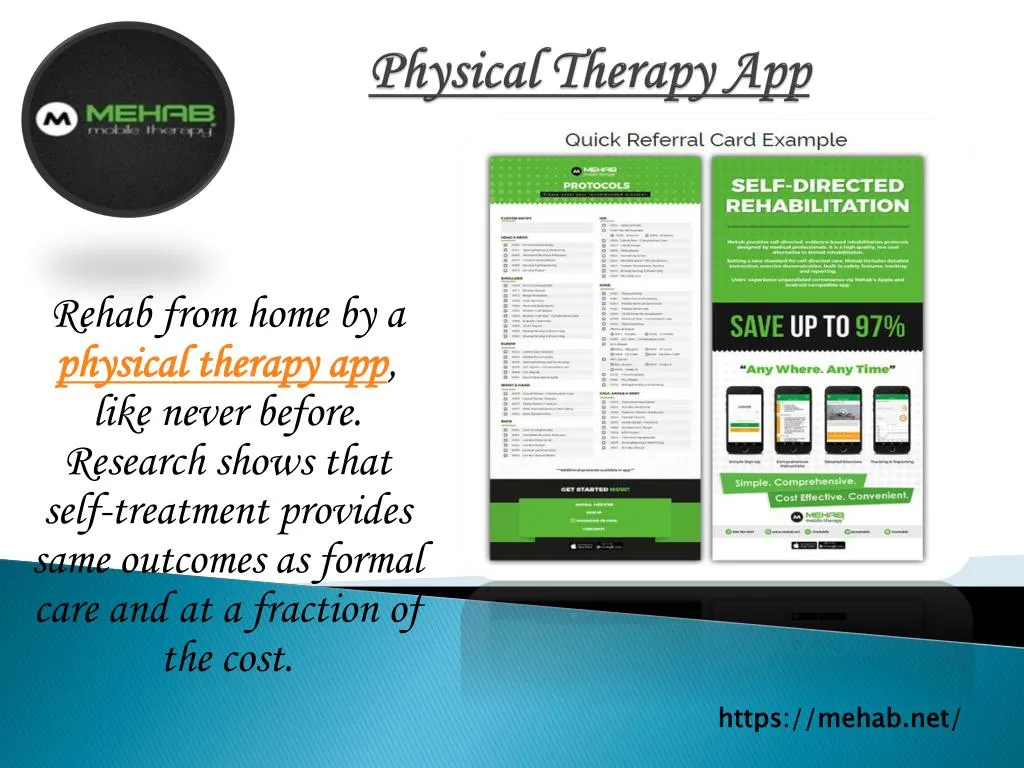 physical therapy app