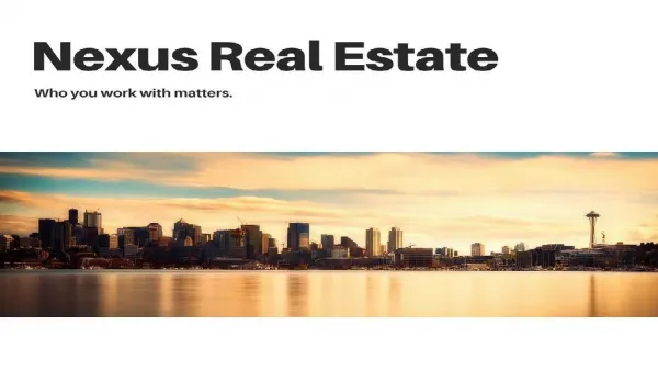 Why Nexus Realty is the Best Option for real estate services in Washington