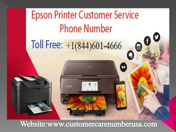 Epson Printer Phone Number: 1 (844)601-4666