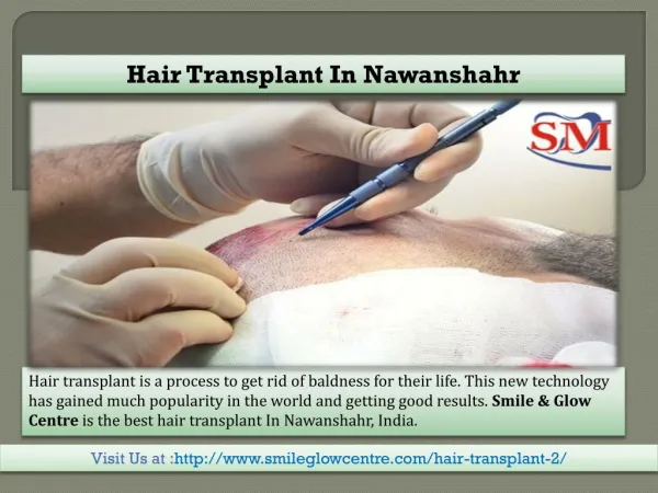 Best clinic in India for hair transplant - Hair Transplant In Nawanshahr