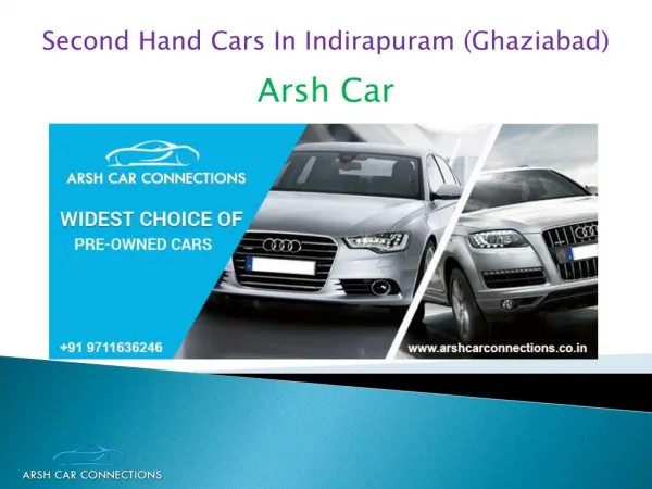 Second Hand Cars In Indirapuram (Ghaziabad)