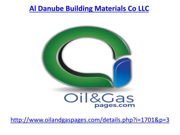 Get the best services of al danube building materials co llc in UAE