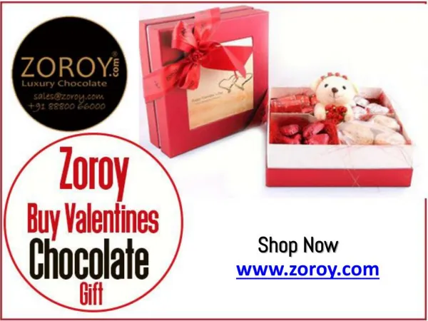 Buy Valentine Chocolate Online for Girlfriend & Boyfriend @ Zoroy