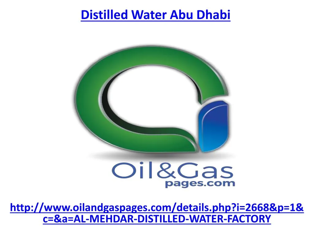 distilled water abu dhabi