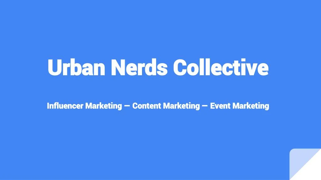 urban nerds collective