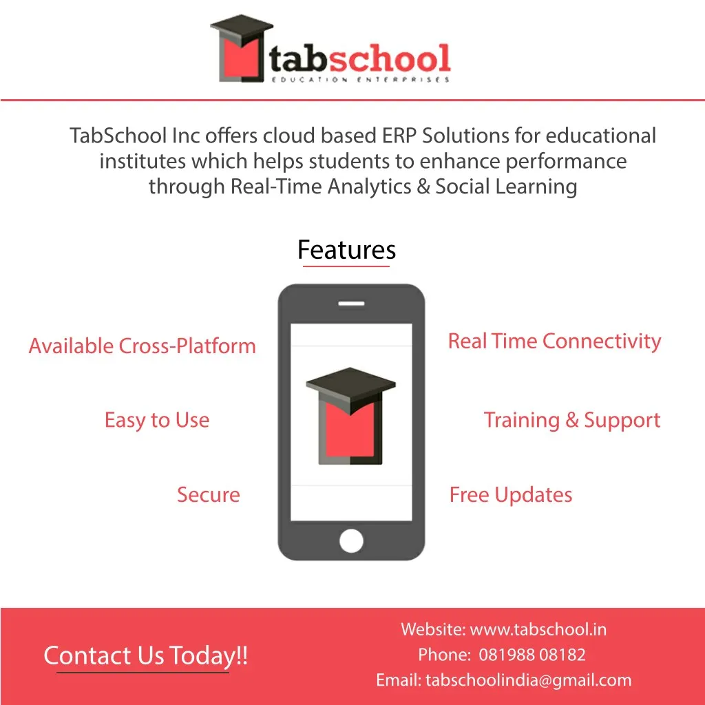 tabschool inc offers cloud based erp solutions