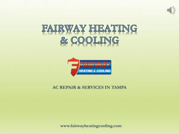 AC repair services in Tampa - Fairway Heating and Cooling