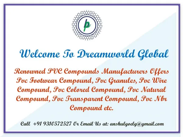 PVC Compounds Manufacturers