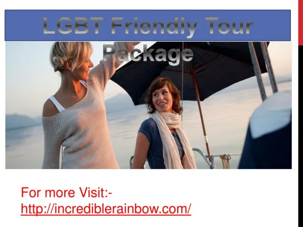 Lgbt vacation packages | best lgbt vacations
