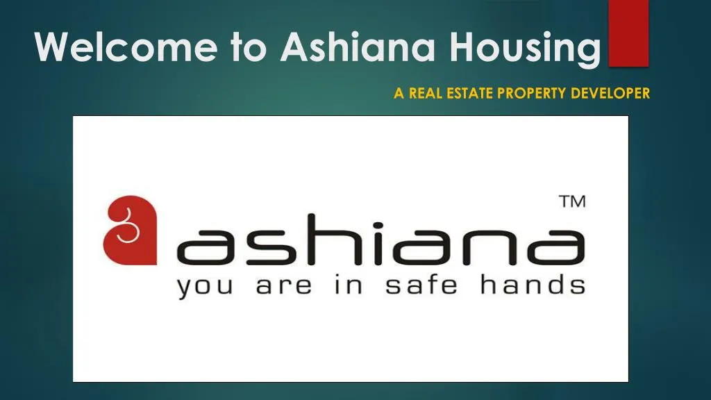 welcome to ashiana housing