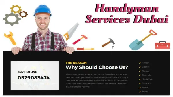 Book Handyman Services Dubai - 529083474