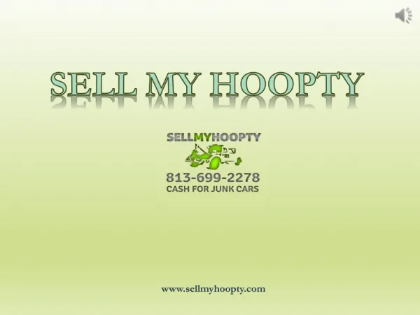 We Buy Junk Cars in Tampa - SellMyHoopty