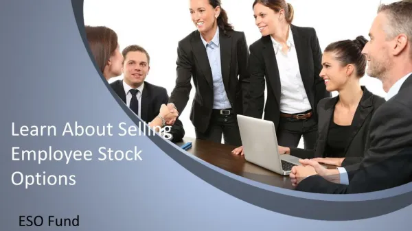 Learn About Selling Employee Stock Options | ESO Fund