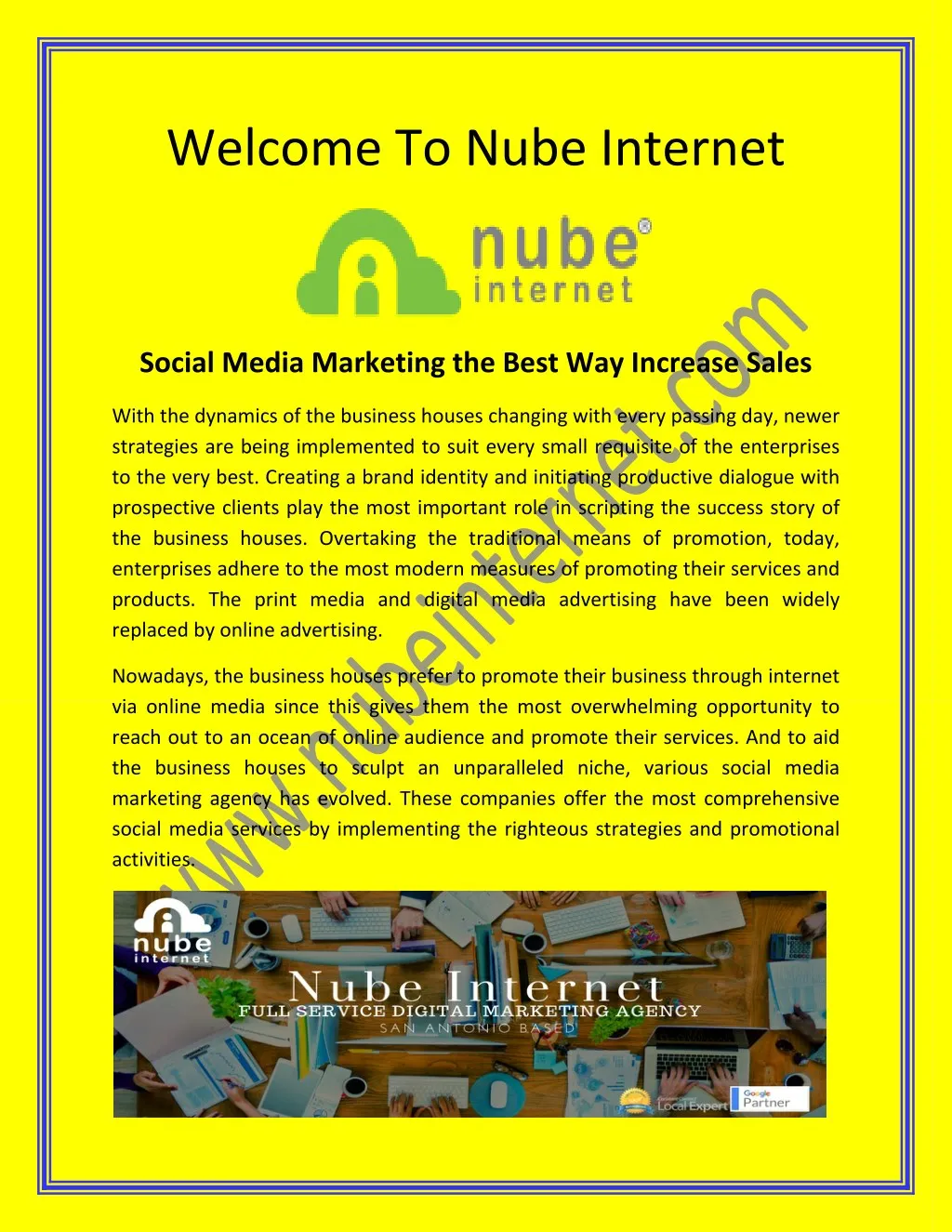 welcome to nube internet