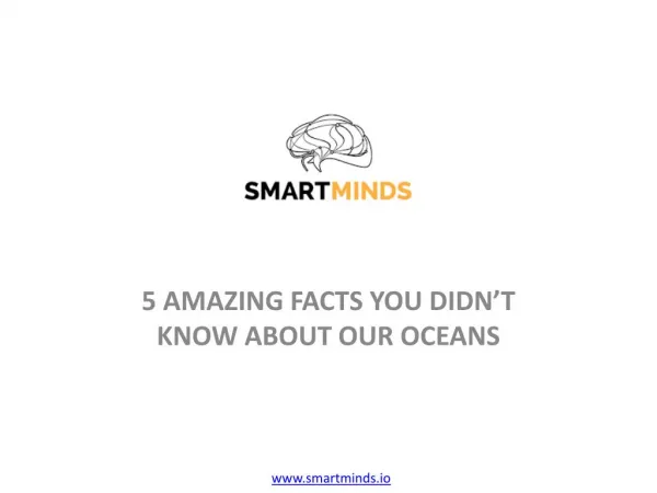 5 Amazing facts you didn't know about our oceans