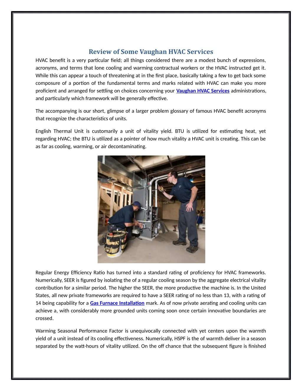 review of some vaughan hvac services hvac benefit