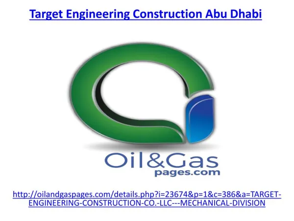 The best target engineering construction company in abu dhabi