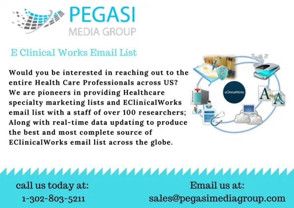 EClinicalWorks Email List| eClinicalWorks Mailing List