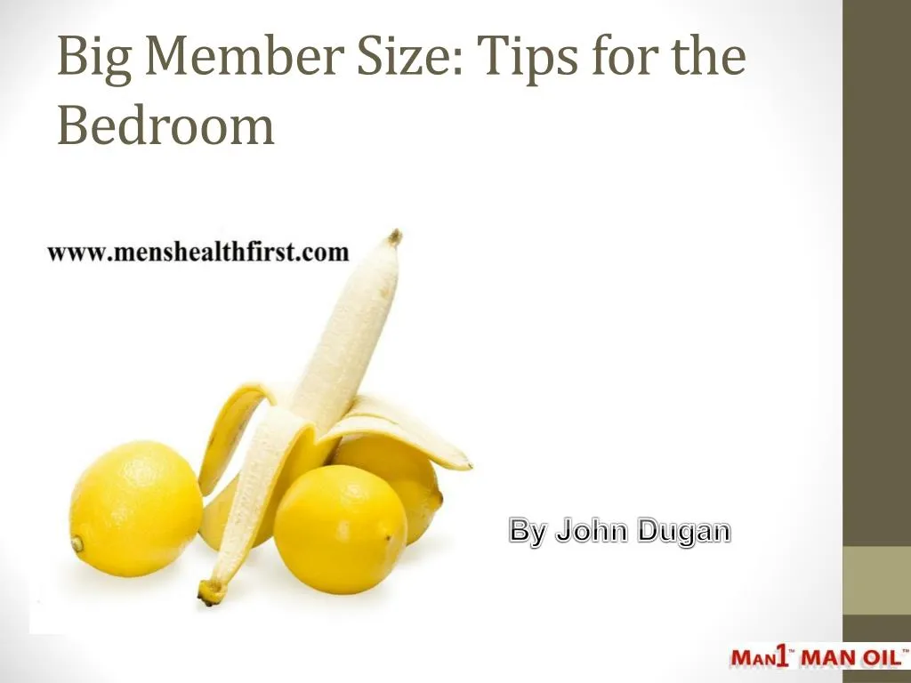 big member size tips for the bedroom